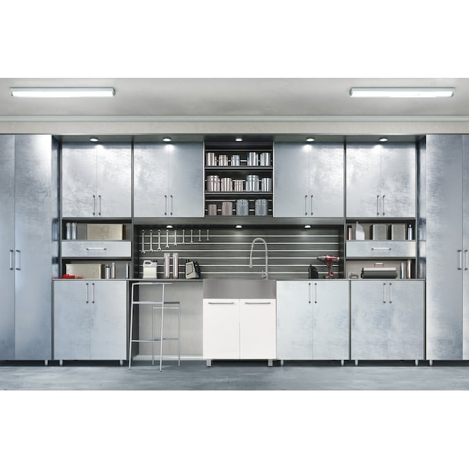 Presenza 28-in x 22-in 1-Basin Brushed Steel Drop-In Utility Tub with Faucet - Image 10