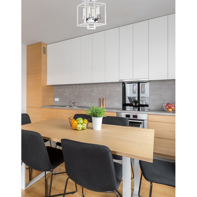 Craftmade Cubic 4-Light 10.5-in Polished Chrome Semi mount light - Image 9