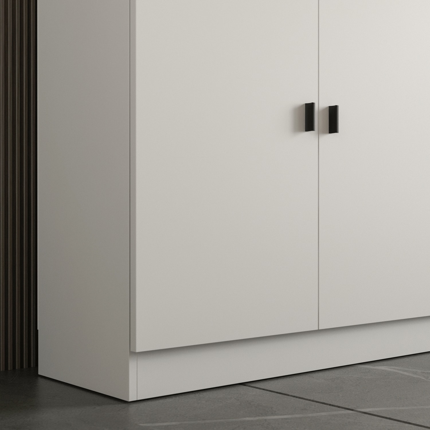 62.3-Inches W x 70.9-Inches H MDF White Freestanding Utility Storage Cabinet - Image 7