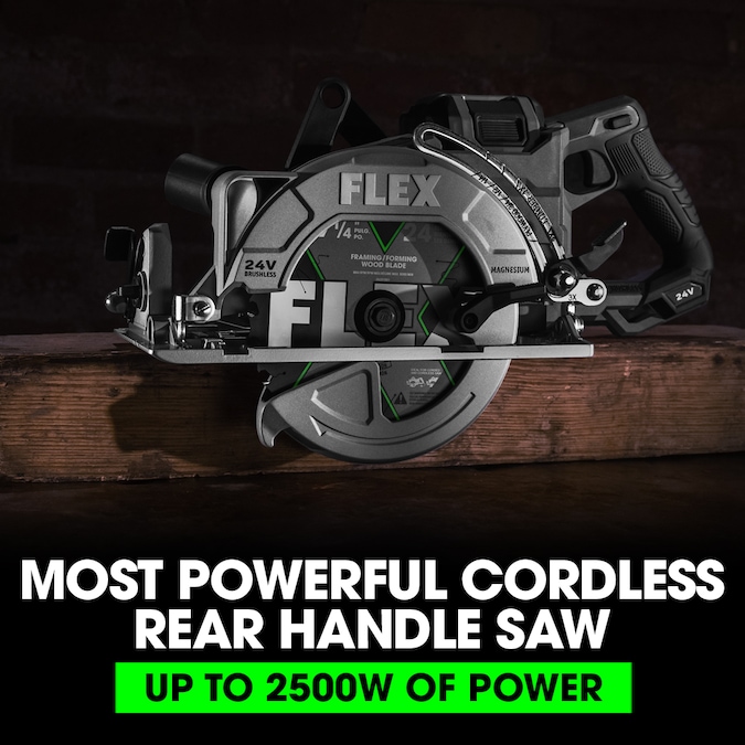 FLEX 24-volt 7-1/4-in Cordless Circular Saw Kit (1-Battery & Charger Included) - Image 5