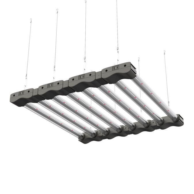 DYMOND 23.62-in 1-Light Gray 80-Watt Full Spectrum LED Strip Grow Light