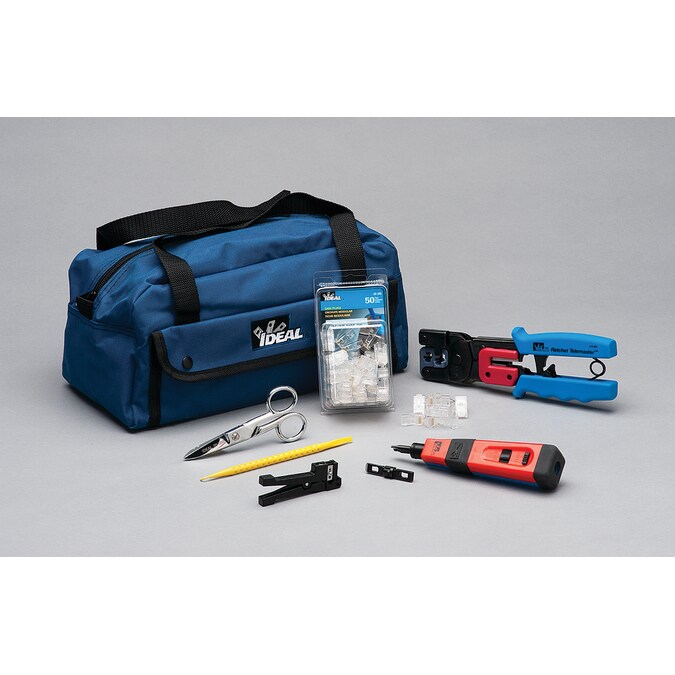 IDEAL Pro Network/Telco Installer Tool Kit Data Crimper, 23-26 Awg Solid, 23-26 Awg Stranded