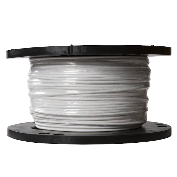 Southwire 500-ft 10-AWG Copper Stranded White XHHW Wire (By-the-roll)