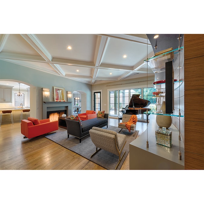 HALO White 5-in or 6-in 600-Lumen Warm White Round Dimmable LED Canless Shower Recessed Downlight (6-Pack) - Image 3