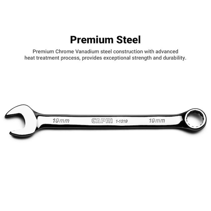 Capri Tools 19-Piece Set 12-point Metric Combination Wrench Includes Soft Case - Image 3