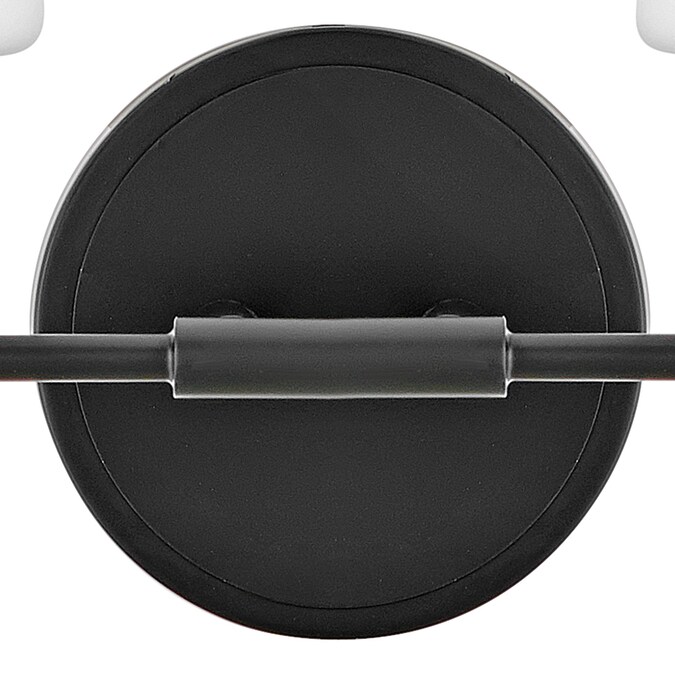 Lark Kline 33-in 4-Light Matte Black LED Transitional Vanity Light - Image 4