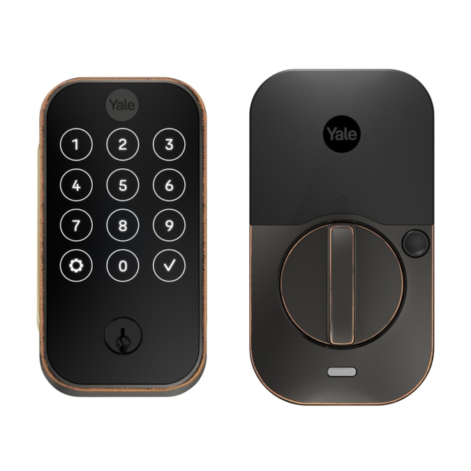 Yale Assure Lock 2 Oil Rubbed Bronze Smart Lock Electronic Deadbolt Bluetooth Touchscreen Keypad