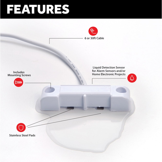 Level Sense Wi-Fi Enabled Sump Pump Monitor, High Water Alarm Indoor Smart Water Leak Detector - Image 7