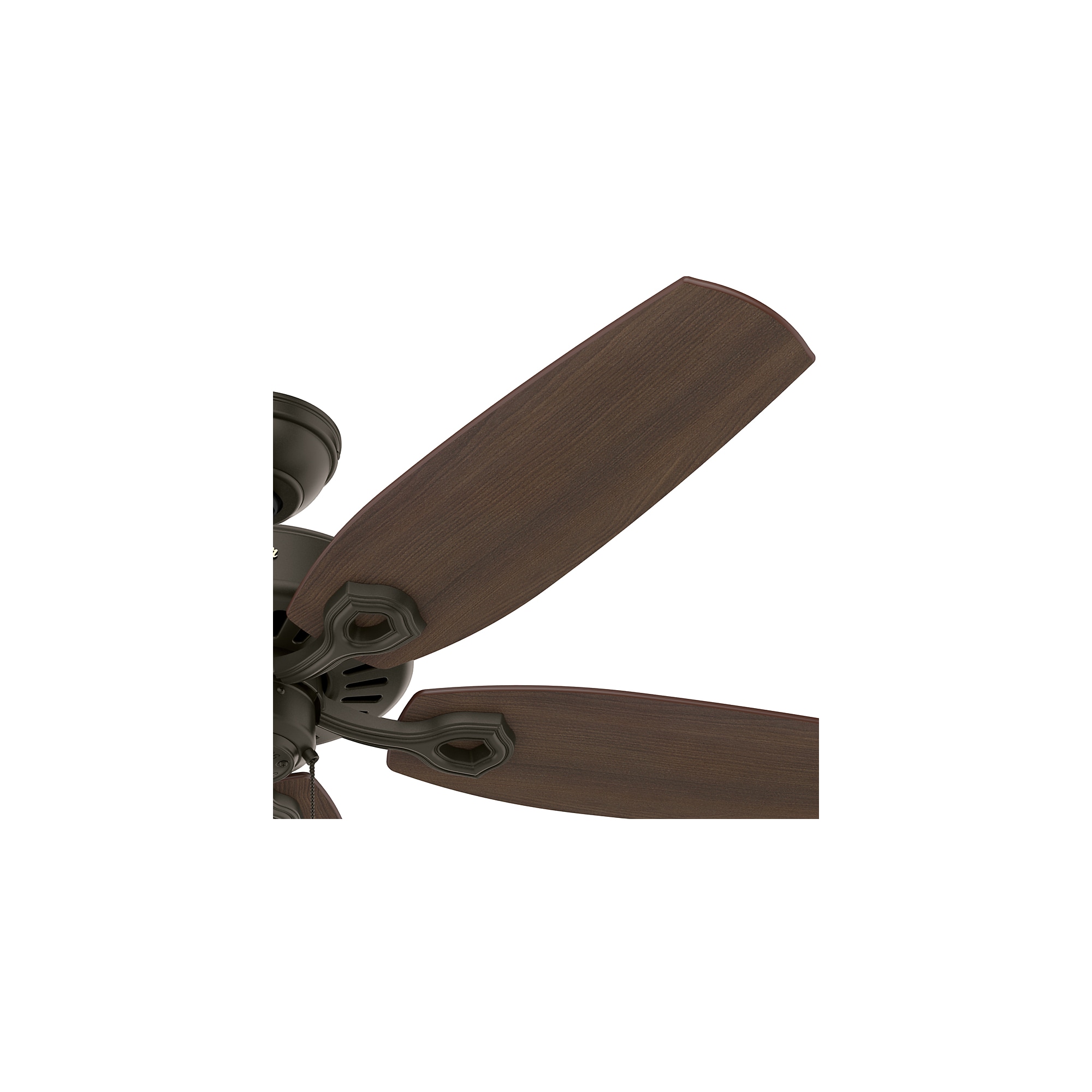 Builder Elite 52-in New Bronze with Brazilian Cherry/Harvest Mahogany Blades Ceiling Fan Light Kit Compatible ( 5 -Blade ) - Image 5