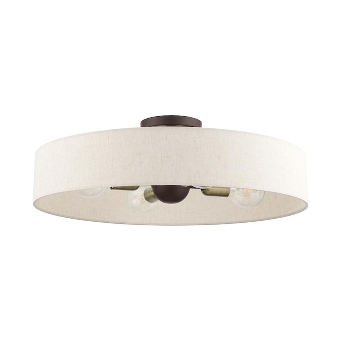 Livex Lighting Venlo 4-Light Matte Bronze Semi mount light - Image 3