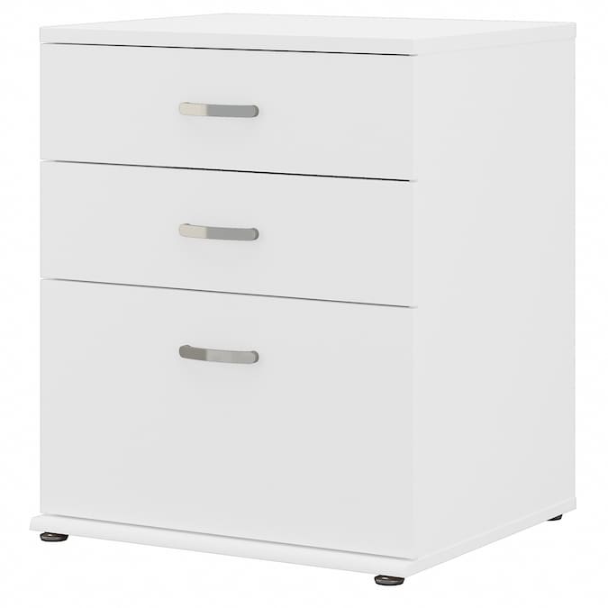 Bush Business Furniture Universal Storage 28.3464-in W x 33.9763-in H Wood Composite White Freestanding Utility Storage Cabinet