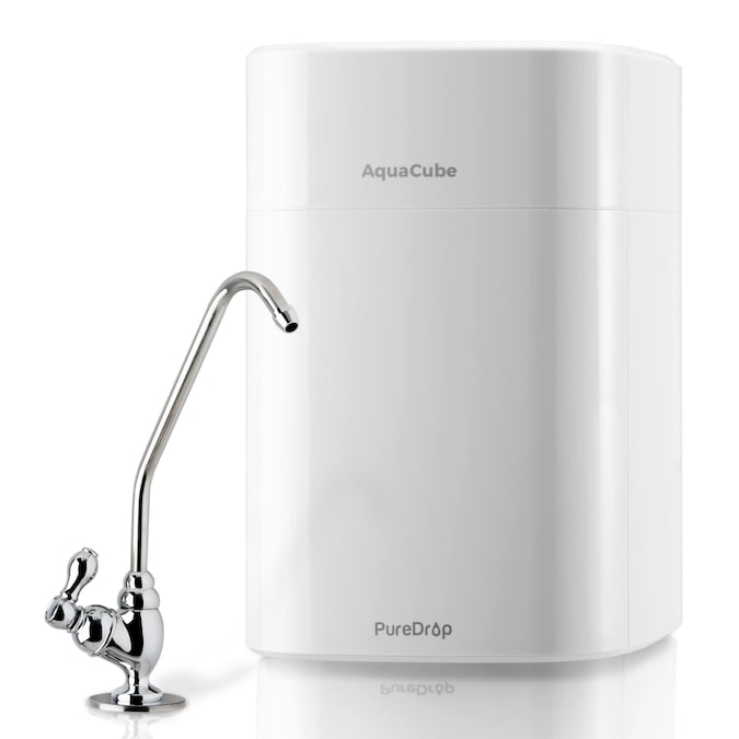 PureDrop CUW4 Aquacube Compact Drinking Water Filter 4-stage Gac Under Sink Water Filtration System