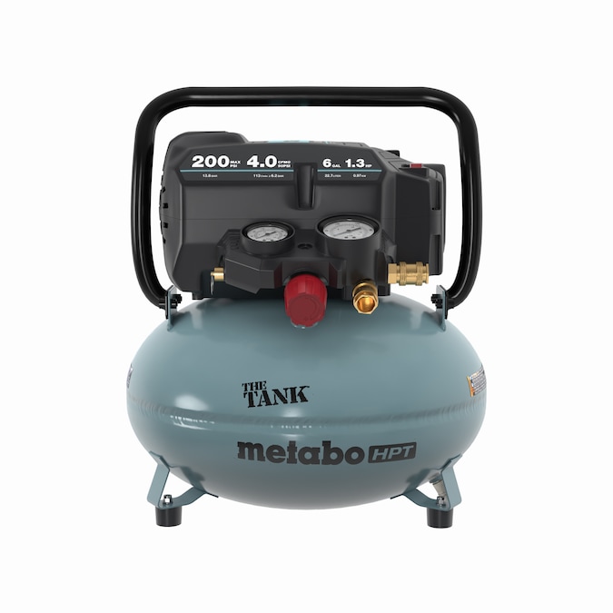 Metabo HPT The Tank 6-Gallon Portable Electric 200 PSI Pancake Air Compressor - Image 6
