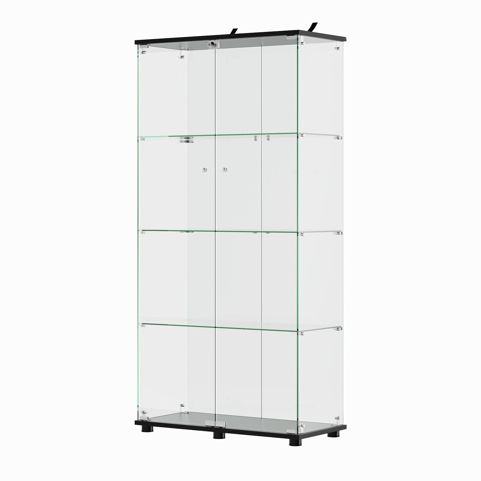 32-Inches W x 49-Inches H Wood Black Freestanding Utility Storage Cabinet