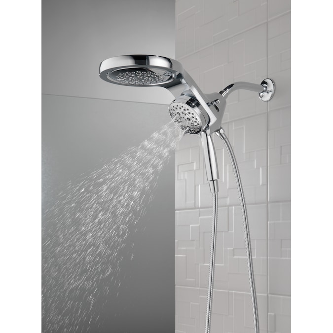 Delta HydroRain Polished Nickel 6-in Round Dual/Combo Rain Shower Head 2.5-GPM (9.5-LPM) - Image 13