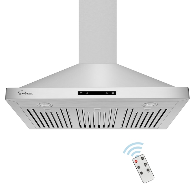 Empava ETL Certified 36-in 380-CFM Convertible Stainless Steel Wall-Mounted Range Hood