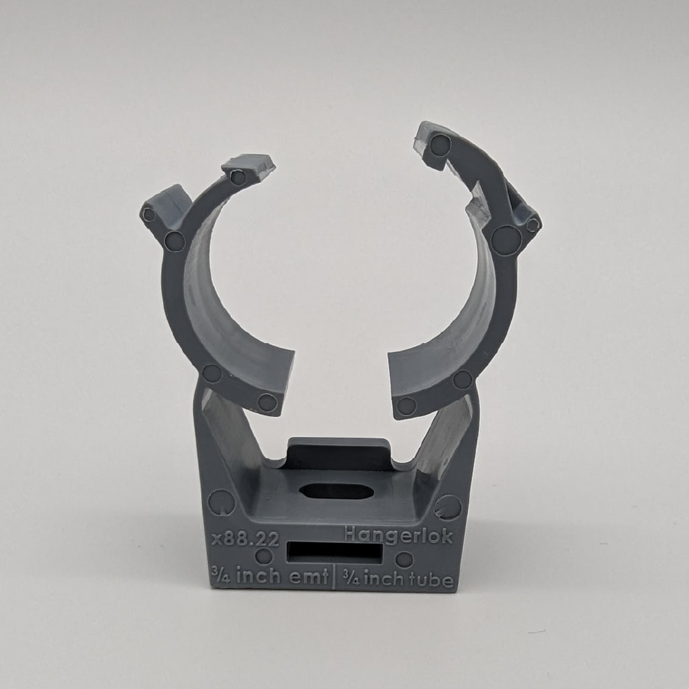 100 -Pack 3/4-in to 3/4-in dia Plastic Standard pipe clamp