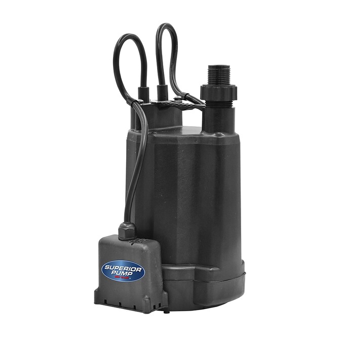 Superior Pump 1/6-HP 120-Volt 20-GPM Thermoplastic Submersible Utility Pump