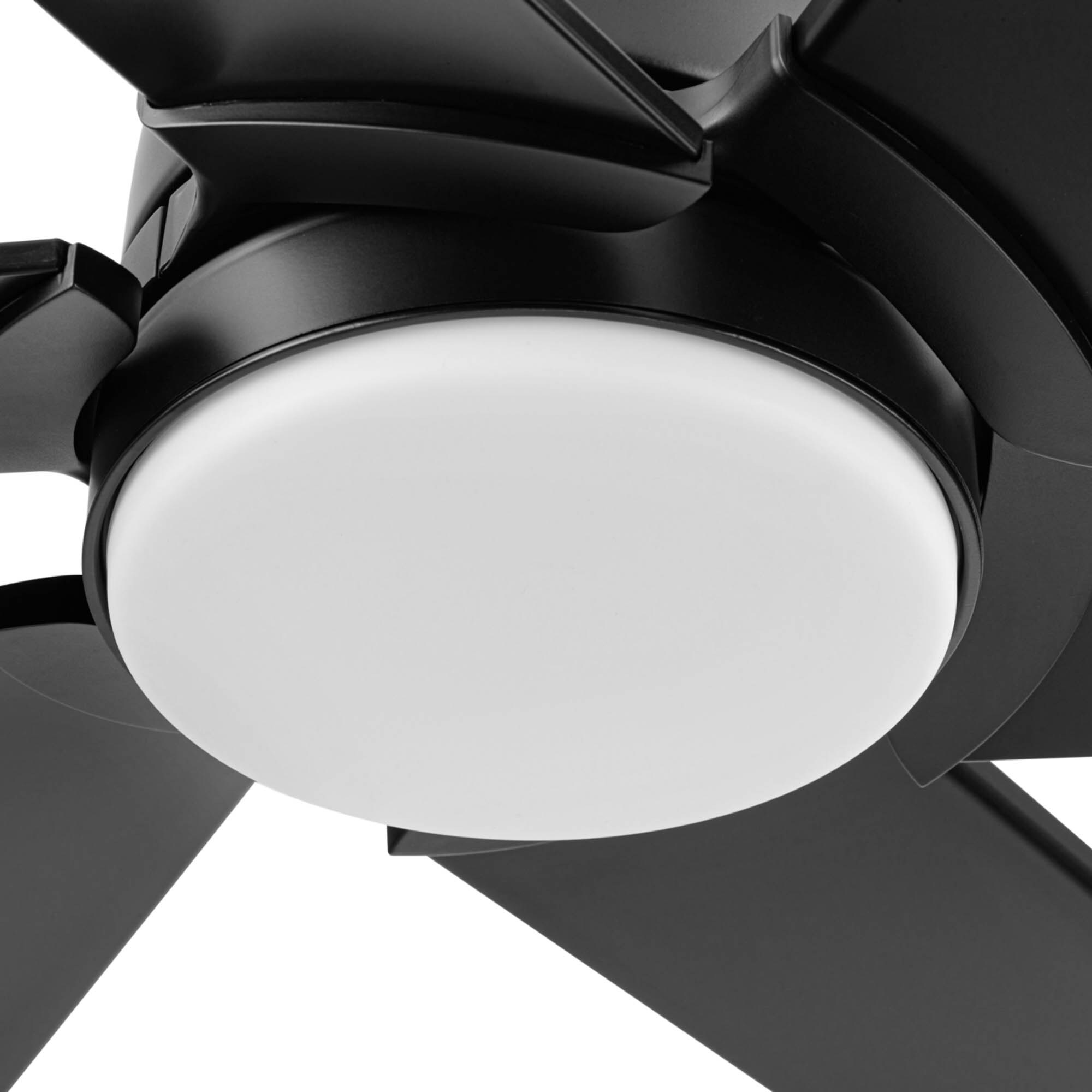 Outermark 60-in Color-Changing Integrated LED Outdoor Matte Black with Black Blades Ceiling Fan With Light - Remote Included ( 6 -Blade ) - Image 12
