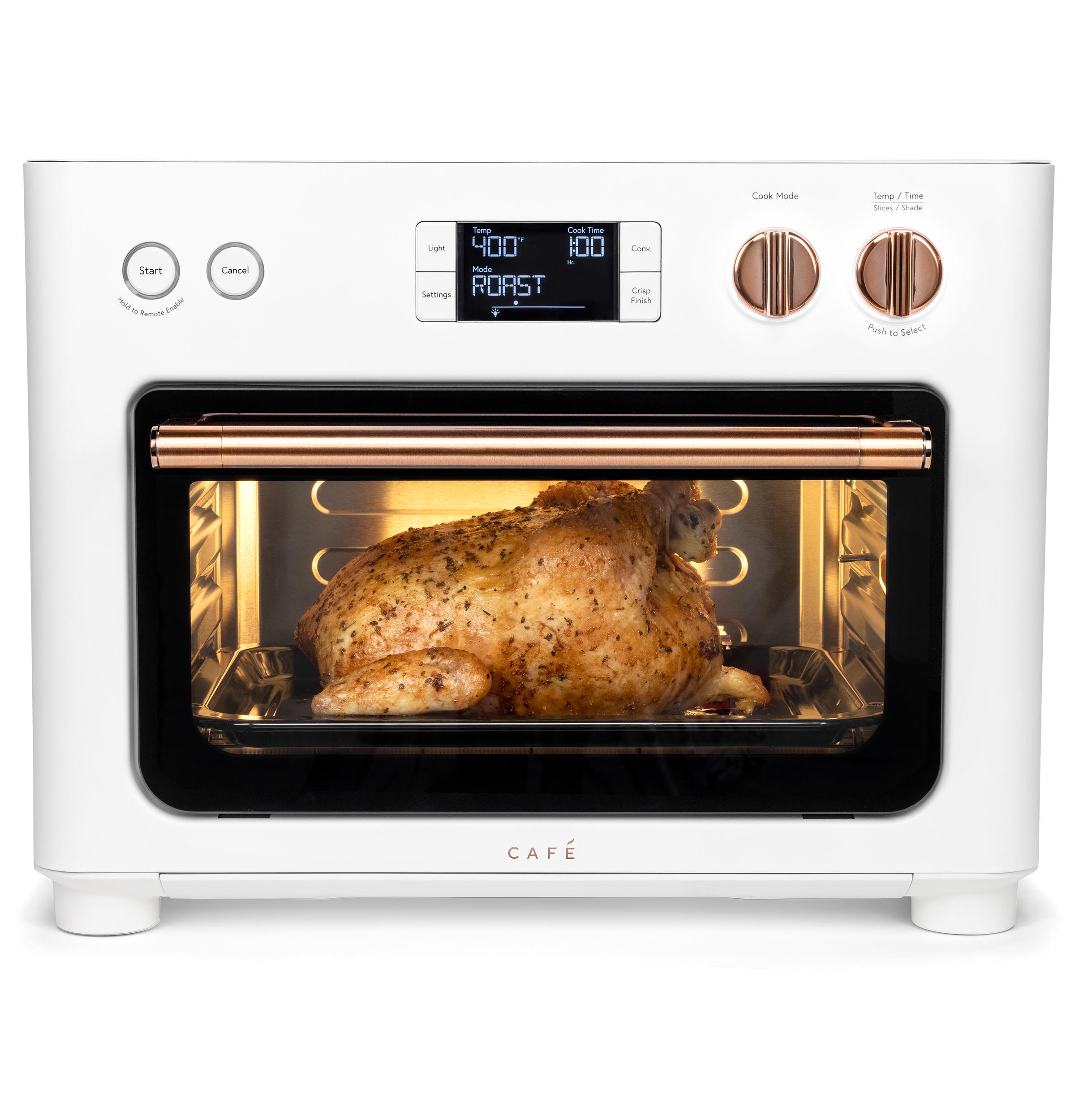 Couture 6 -Slice White Wi-Fi Compatible Smart Toaster Oven Automatic Shut-Off