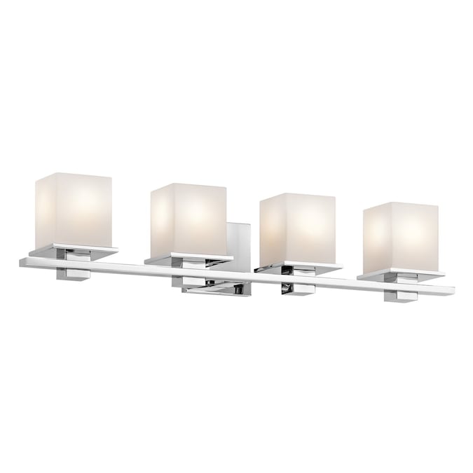 Kichler Tully 32-in 4-Light Chrome Modern/Contemporary Vanity Light