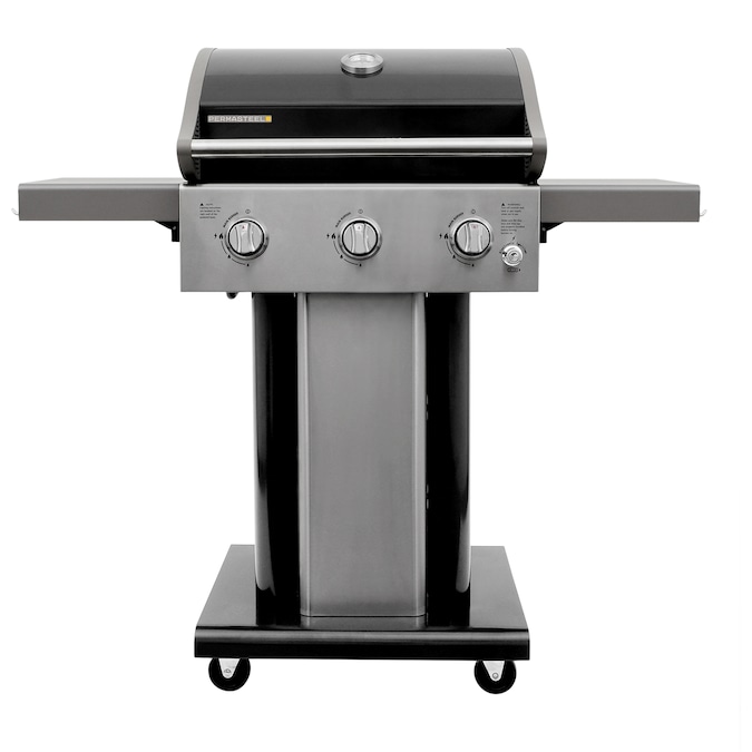 Permasteel Black 3-Burner Liquid Propane Gas Grill