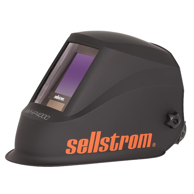 Sellstrom Auto Darkening Variable Shade Black/Orange Welding Helmet
