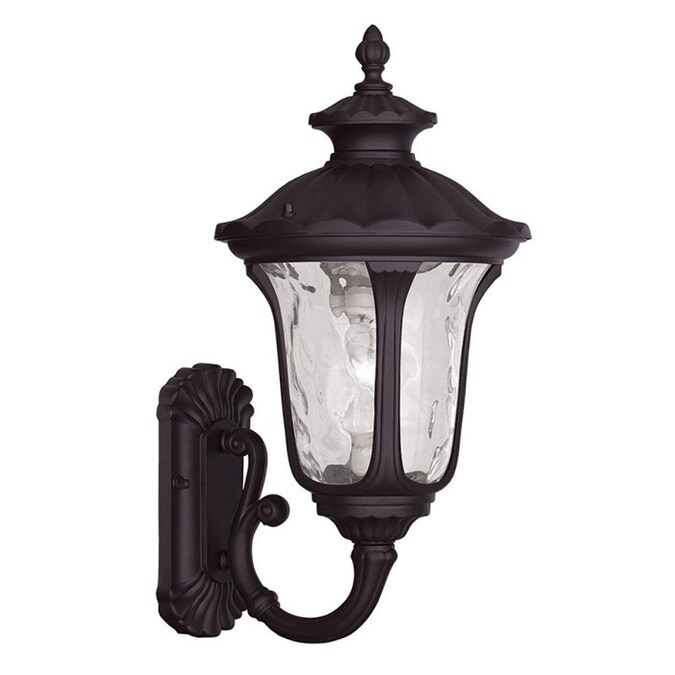 Livex Lighting Oxford 1-Light 18-in H Bronze Outdoor Wall Light