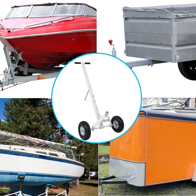 Maocao Hoom Gray 600 Lb. Maximum Capacity Trailer Dolly with Pneumatic Tires - Image 9