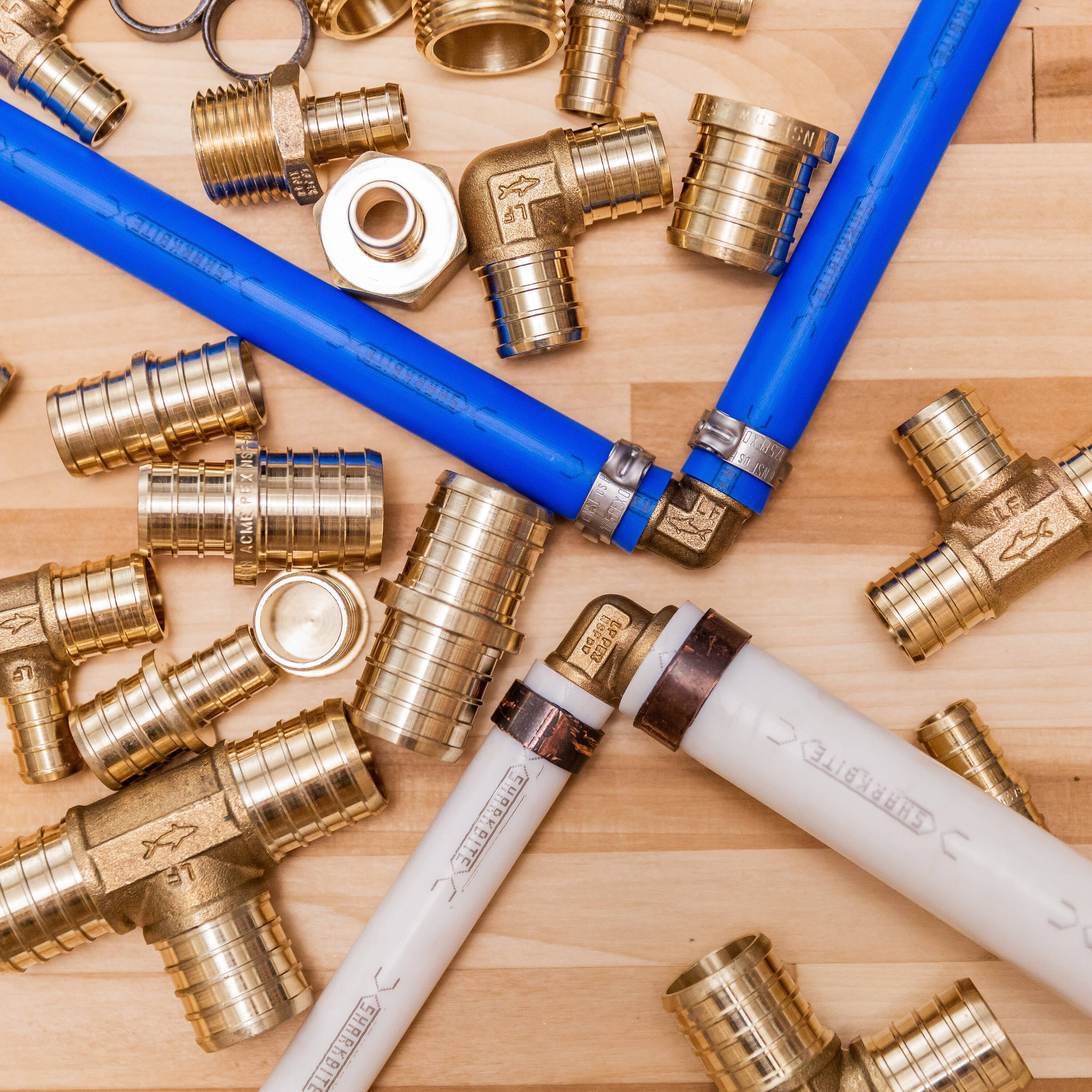 3/4-in PEX Crimp Brass Tee (25-Pack) - Image 3