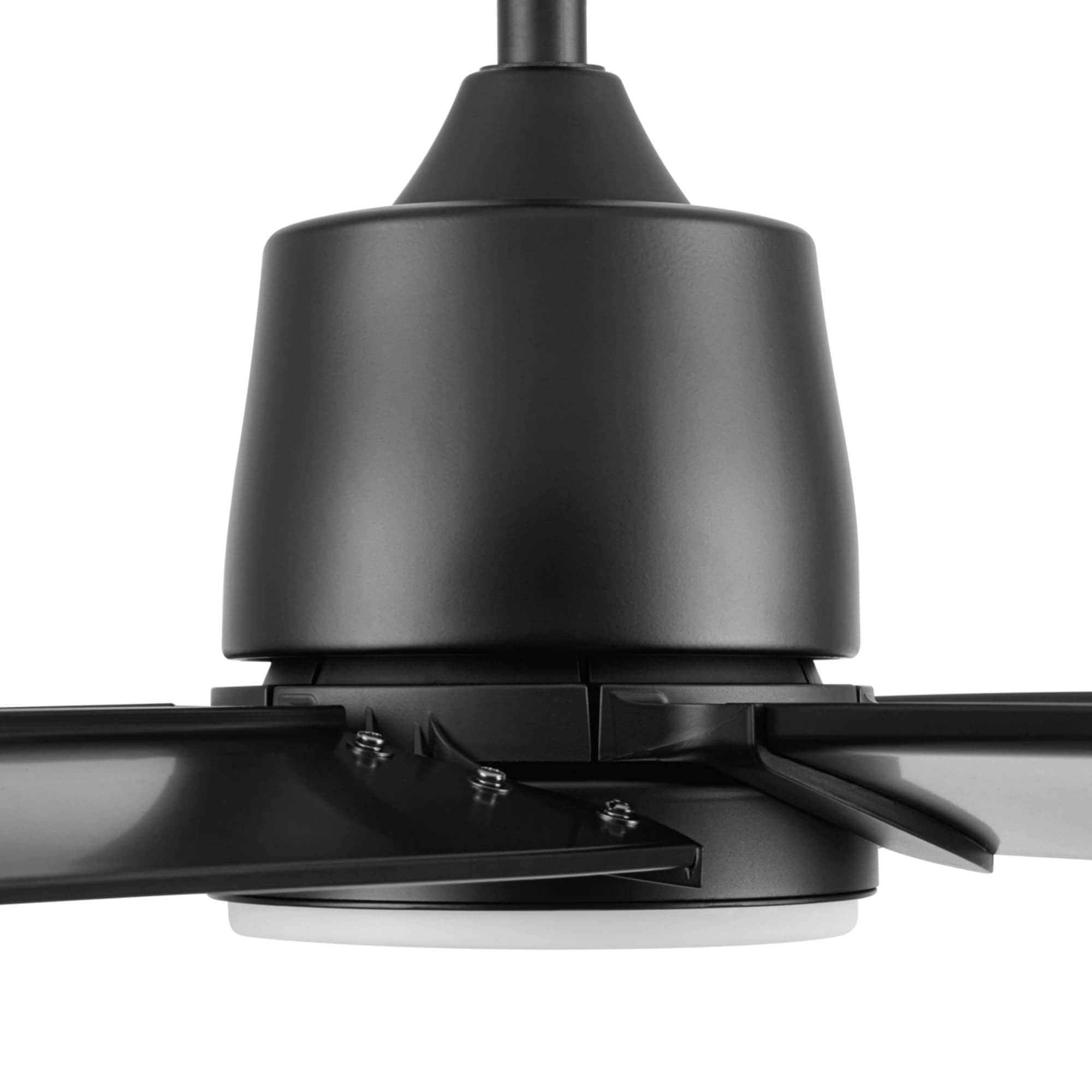 Outermark 60-in Color-Changing Integrated LED Outdoor Matte Black with Black Blades Ceiling Fan With Light - Remote Included ( 6 -Blade ) - Image 14
