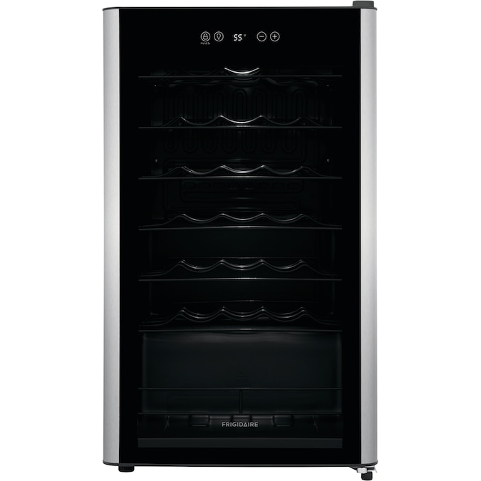 Frigidaire 19.3-in W 34 -Bottles Black Freestanding Indoor Wine Cooler