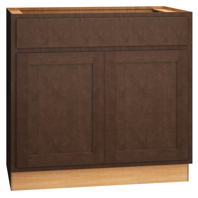 Diamond Express Jamestown 36-in Thatch Partial Overlay Bathroom Vanity Base Cabinet without Top