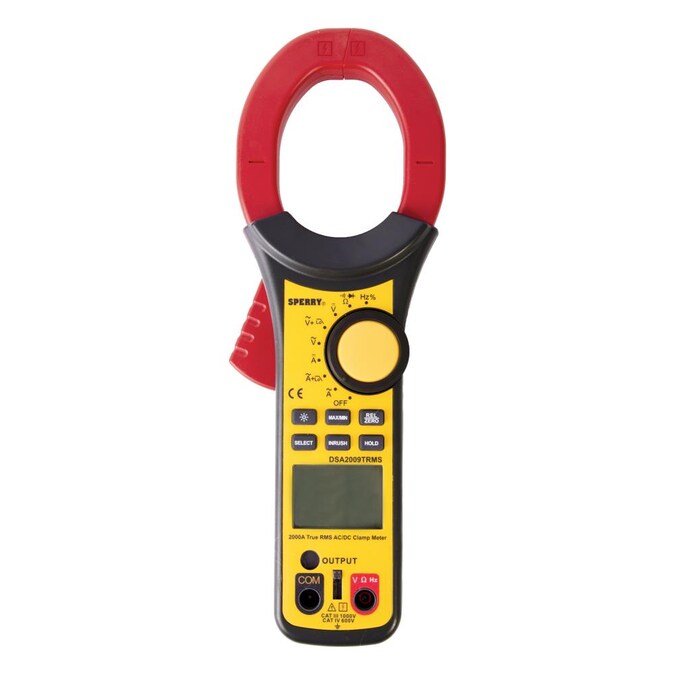 Sperry Digital Display Clamp Meter Multimeter 2000 Amp 1000-Volt