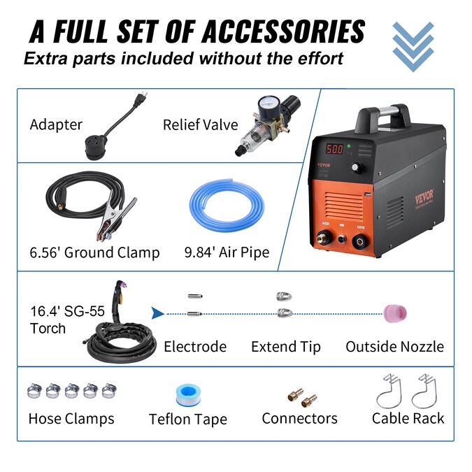 VEVOR 120 or 230-Volt 270-Amp Mig Flux-cored Wire Feed Welder - Image 7