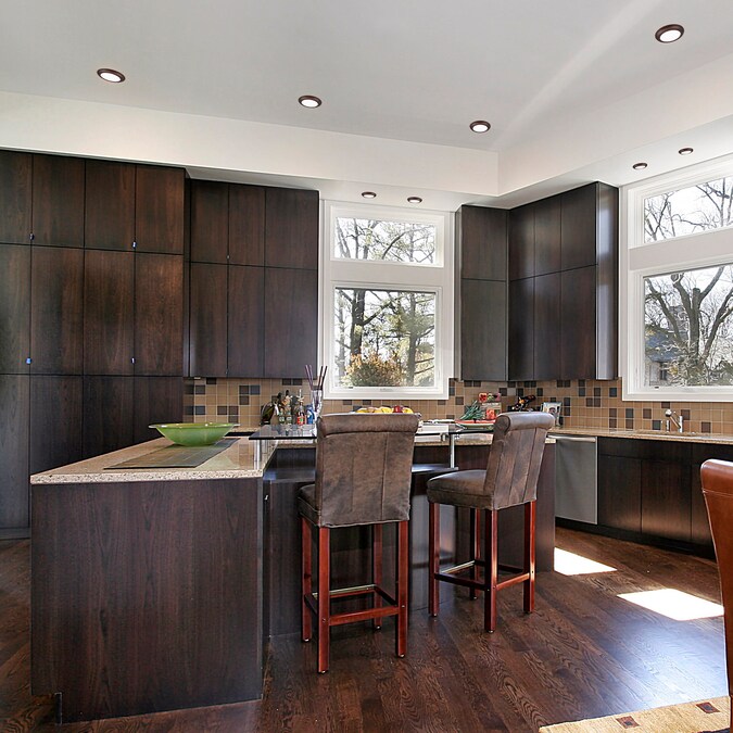 Next Glow Luxuries Slim Ceiling Light 1-Light Matte Bronze LED Flush Mount Light - Image 4