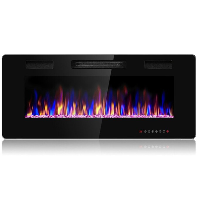 CASAINC 42-in W Black Fan-forced Wall-mount Electric Fireplace with Remote Control Included - Image 2