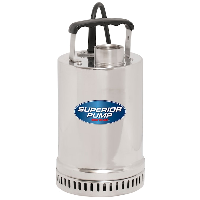 Superior Pump 1/4-HP 120-Volt 28-GPM Stainless Steel Submersible Utility Pump