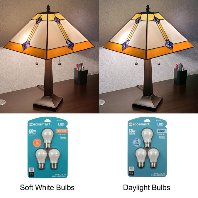 Amora Lighting 21-in Multi Table Lamp with Glass Shade - Image 8