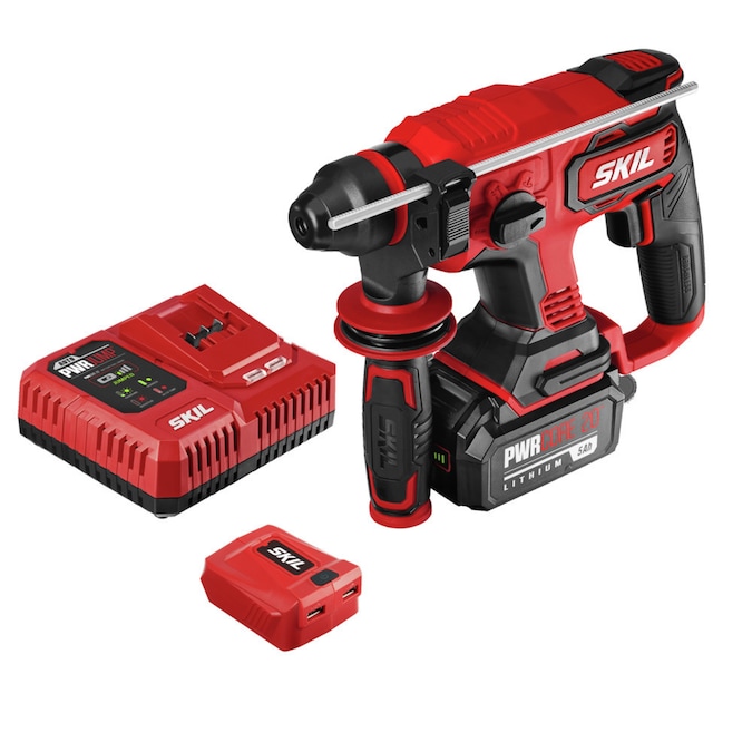 SKIL PWR CORE 20-volt Sds-plus Variable Speed Cordless Rotary Hammer Drill(1-Battery Included)