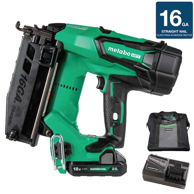 Metabo HPT 2-1/2-in 16-Gauge Cordless Finish Nailer (Battery and Charger Included)