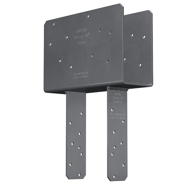 Simpson Strong-Tie CCQ 4-in x 6-in Painted Wood To Wood Column Cap