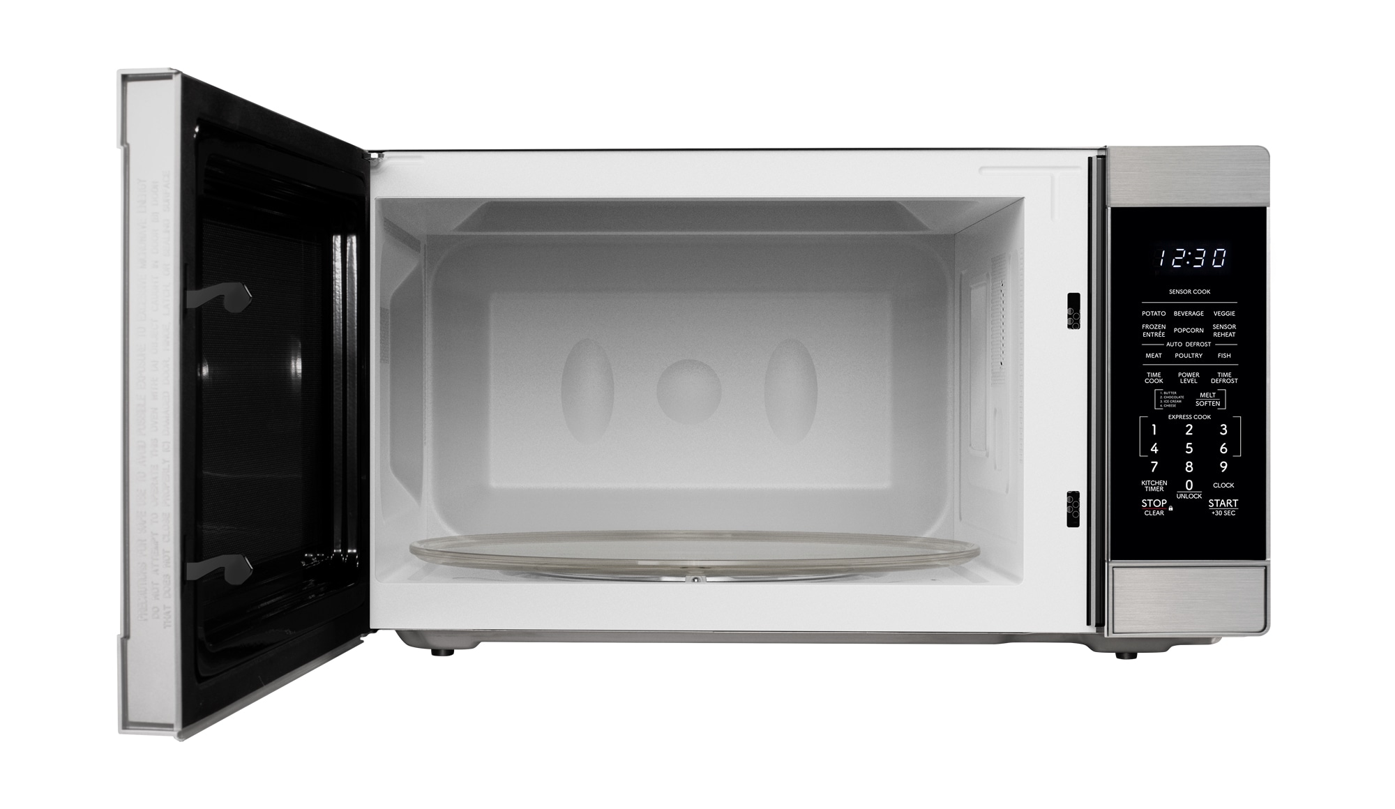 2.2-cu ft Large (Greater than 1.5-cu ft) 1200 -Watt Sensor Cooking Controls Countertop Microwave ( Stainless Steel ) - Image 2