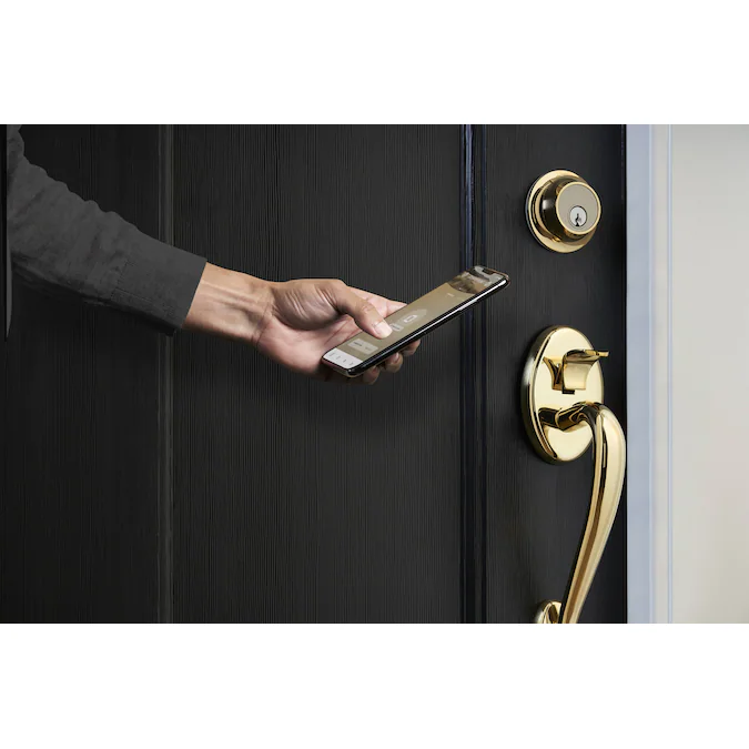 Level Smart Lock Polished Brass Smart Lock Electronic Deadbolt Bluetooth - Image 3