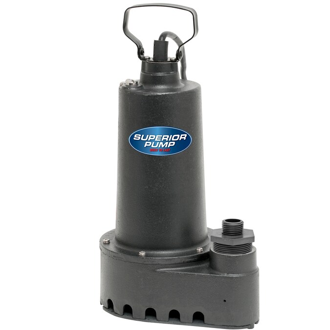 Superior Pump 1/2-HP 120-Volt 70-GPM Cast Iron Submersible Utility Pump