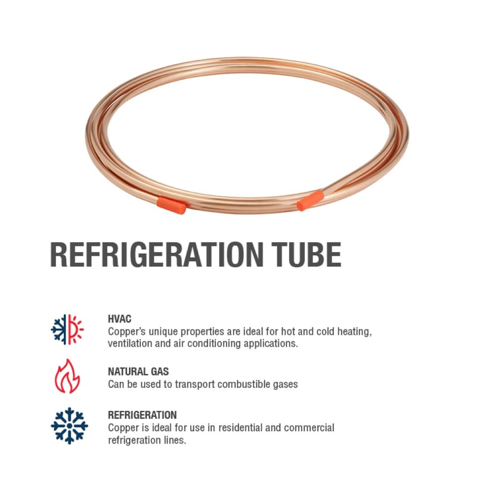 3/8-in x 50-ft Soft Copper Refrigeration Coil - Image 4