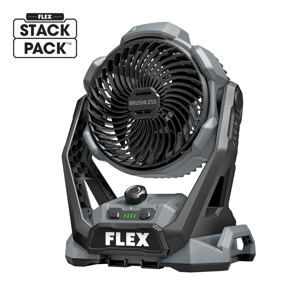 8.5-in 24 -Volt 10 -Speed High Velocity Indoor/Outdoor Gray Industrial Fan