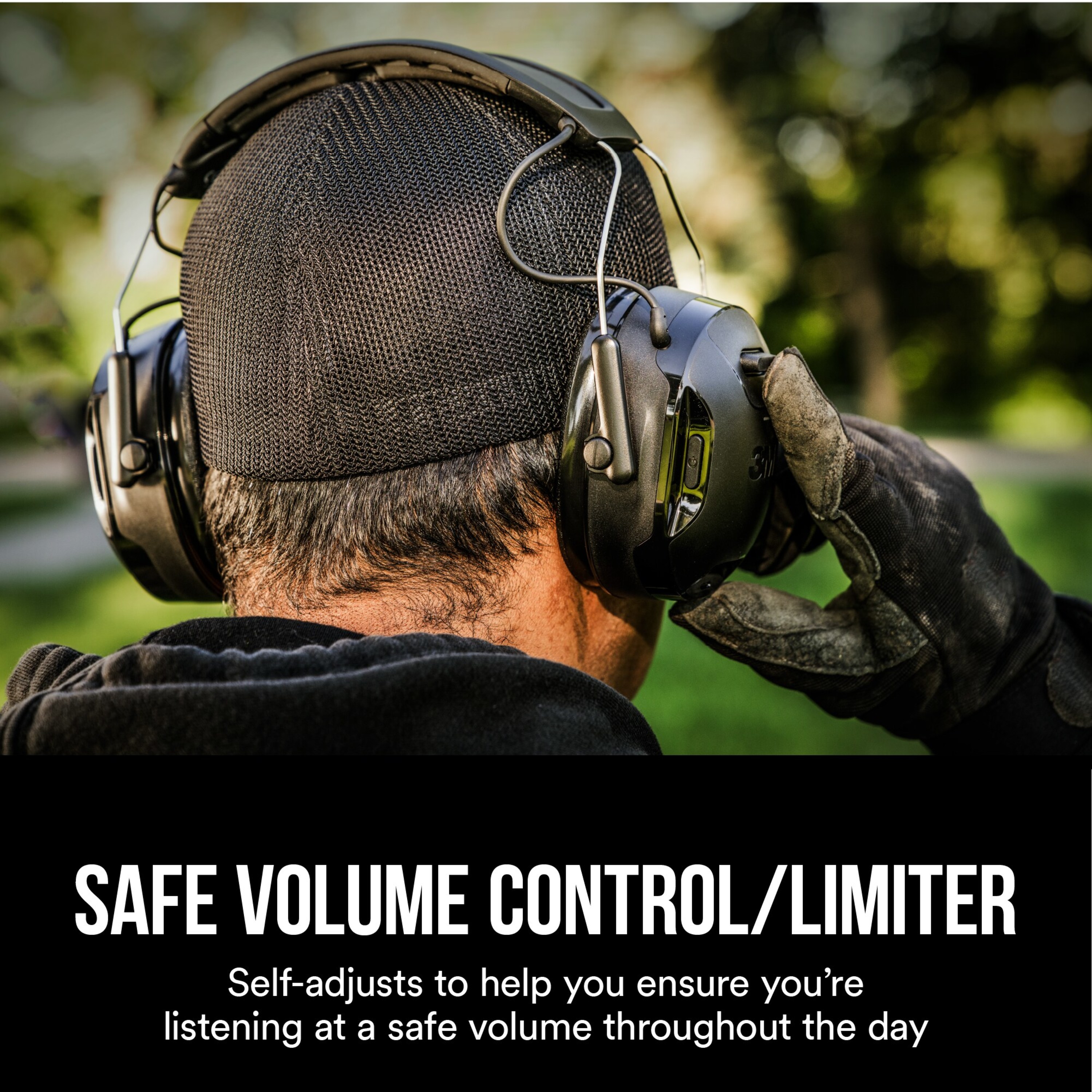 Solar Worktunes Wireless Hearing Protector Reusable Cordless Hearing Protection Earmuffs Bluetooth Compatibility 26 dB Noise Reduction Rating - Image 6