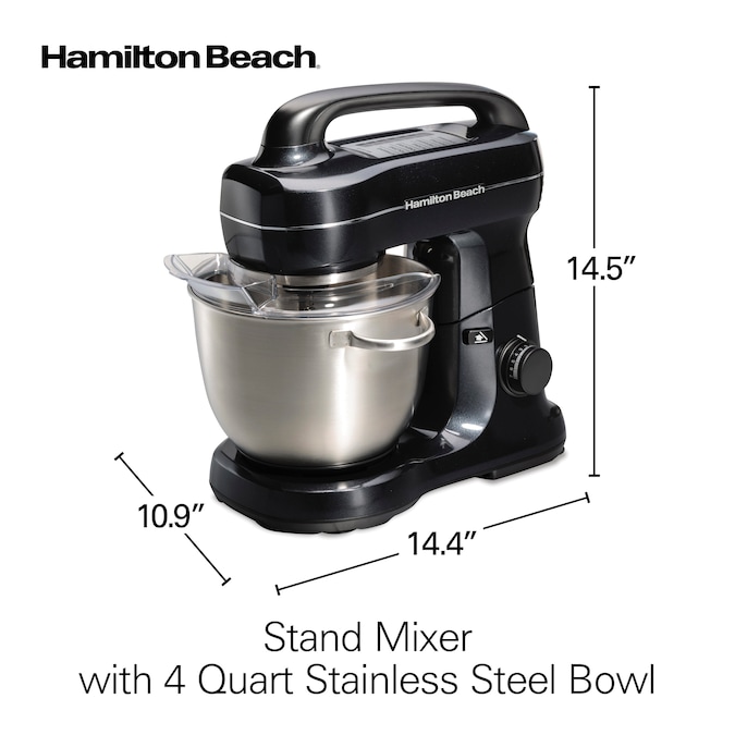 Hamilton Beach Black 4-Quart Tilt-head Stand Mixer - Image 10