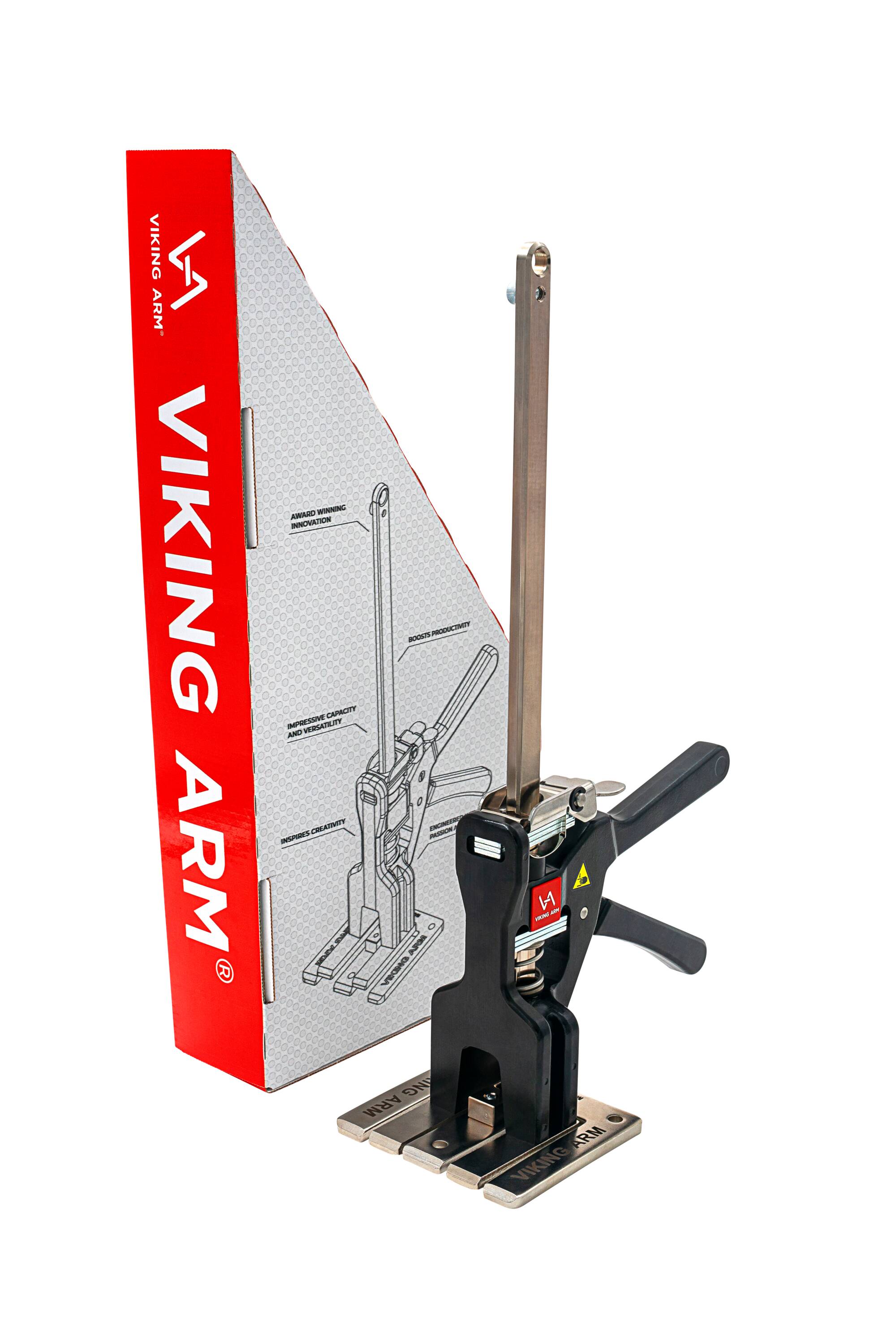 Black 0.165-Ton Steel Manual Construction jack